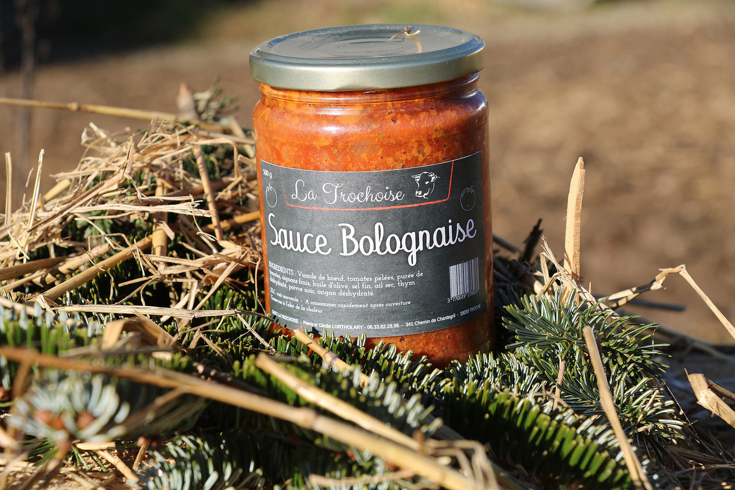 Sauce bolognaise 70% boeuf - race Limousine - 500g
