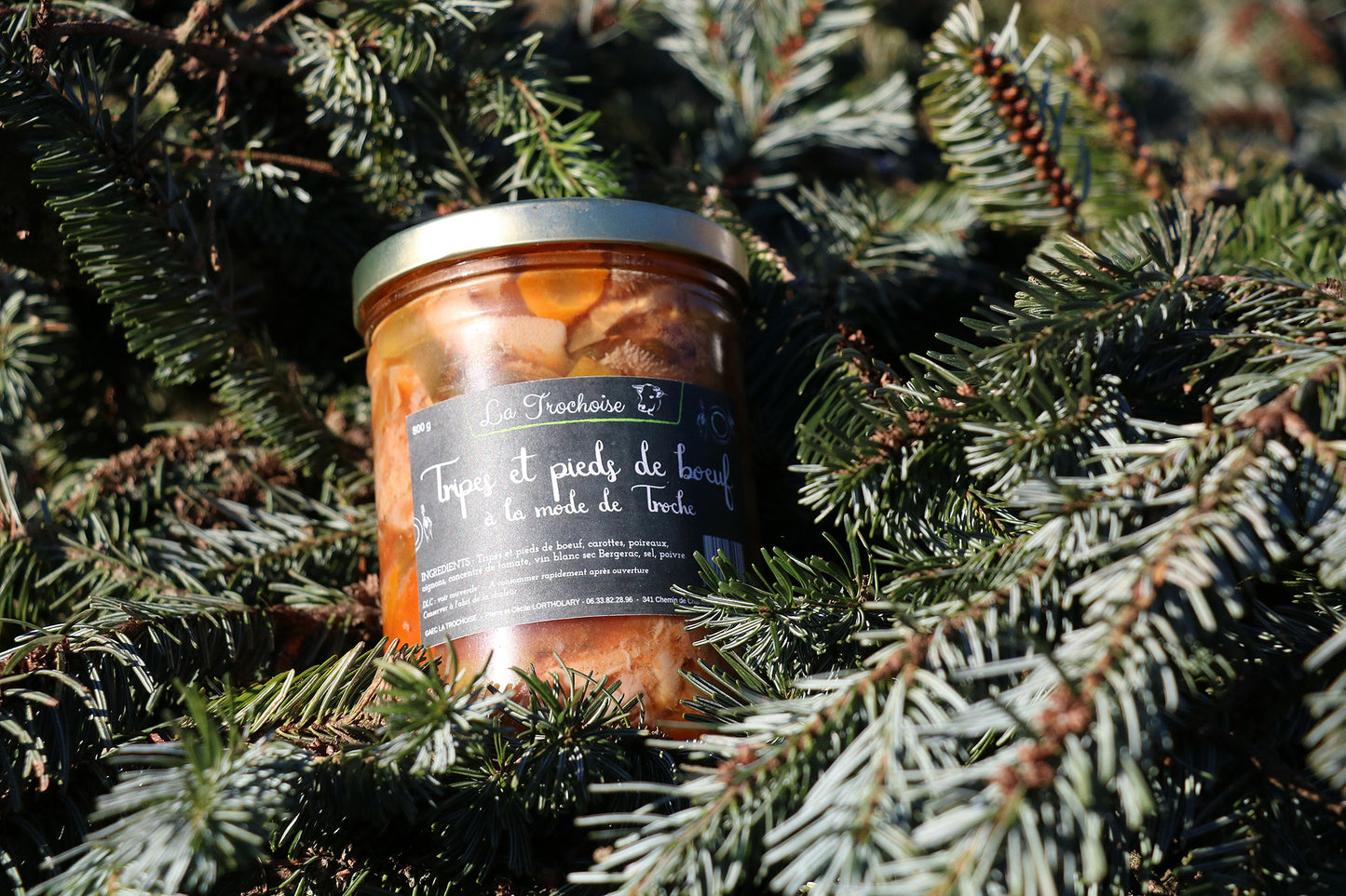 Tripes et pieds de boeuf façon mode de Caen - Race Limousine -800g