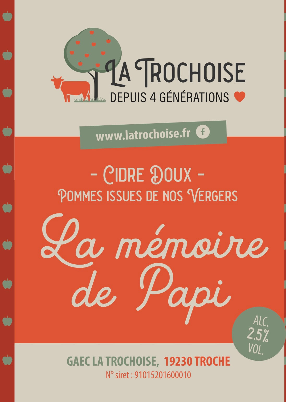 Cidre de pommes doux