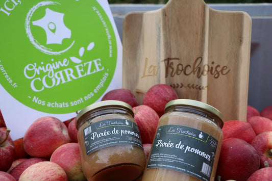 Purée de pommes Golden 700g - Origine Corrèze
